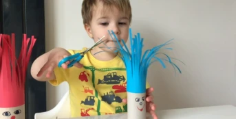 Забавные занятия с бумагой и ножницами