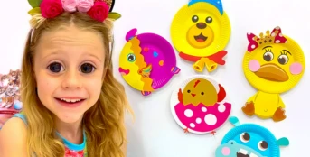 3 серия. Настя и папа играют без игрушек.